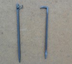 śledzie do namiotu o dłg 34cm, pręt gr 8x8 mm cena od 3,50 zł - 