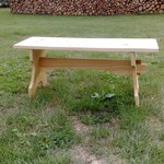 Ławka obozowa wykonana z sosny, typ 2. - 