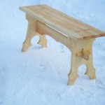 Ławka, typ 2a,  wym. 30x100x45 cm. - 