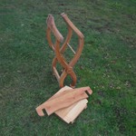 Krzesło, typ 2, rozłożone do transportu. - 