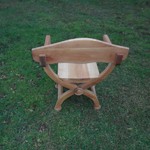 Krzesło obozowe, typ 2, widok z tyłu. - 