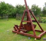 Trebusz widok z boku - 