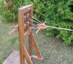 Zestaw  podczas skręcania liny - 