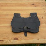 kaletka ręcznie szyta o wym 25 x 24 cm - 