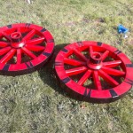 Koła do armaty grupy Sarmackiego Dziedzictwa - 